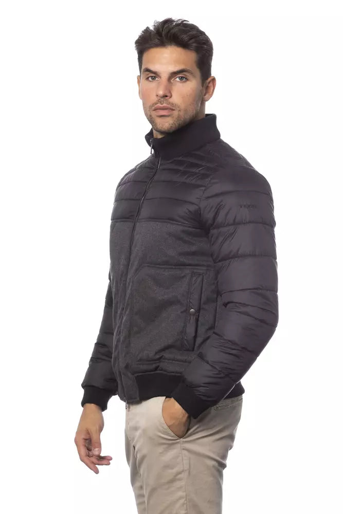 Verri Sleek Grey Bomberjacke für den modernen Mann