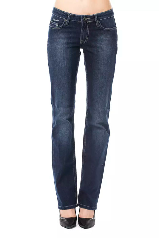 Ungaro Fever Blue Cotton Jeans at Pant