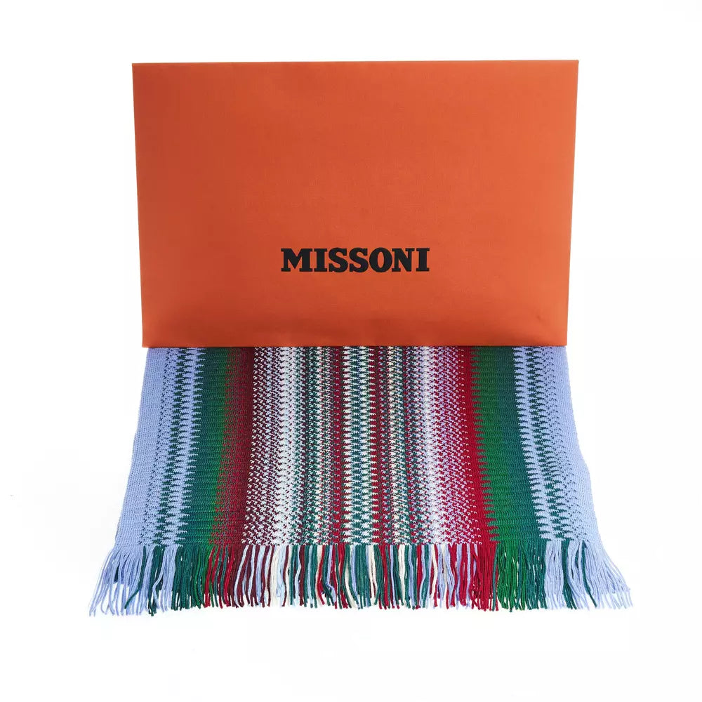 Missoni Multicolor Wool Men Scarf