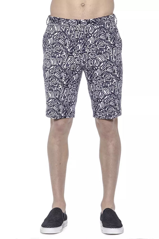 PT Torino Elegant gemusterte Herren-Bermudashorts