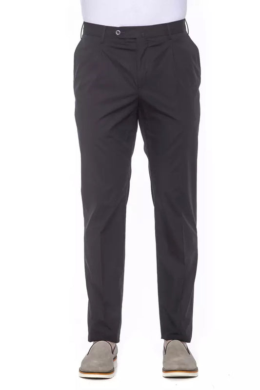 PT Torino Elegante Herren-Plissee-Baumwollhose