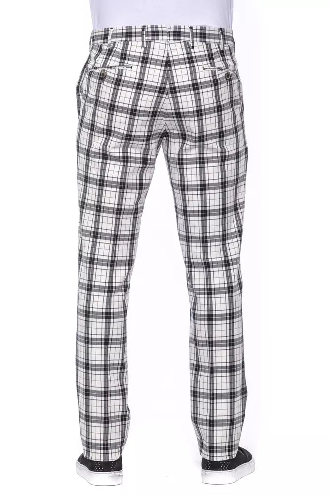 PT Torino Black Cotton Men's Trouser