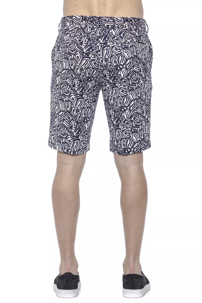 PT Torino Elegant gemusterte Herren-Bermudashorts