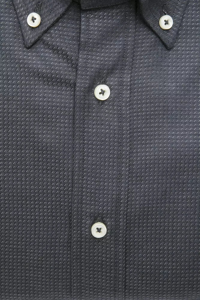 Robert Friedman Elegantes grünes Button-Down-Hemd