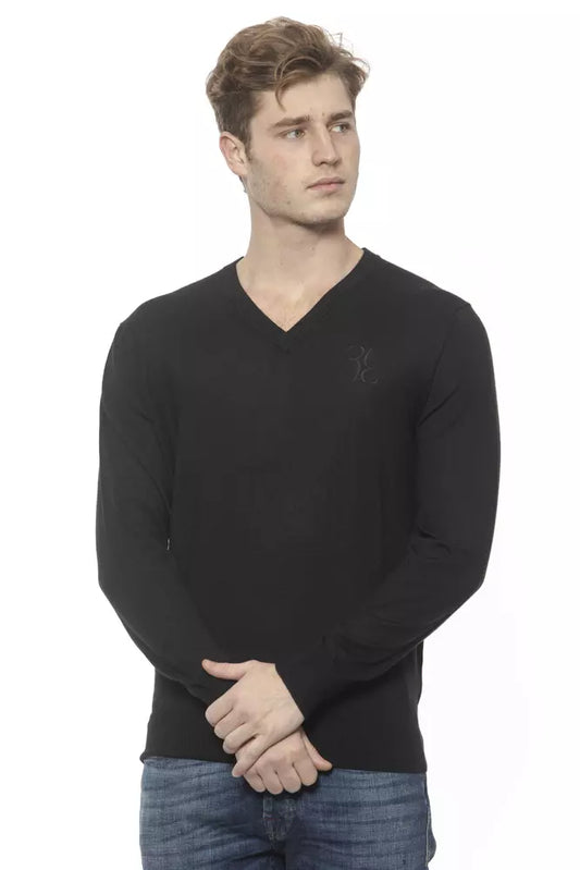 Billionaire Italian Couture Eleganter Herrenpullover aus Kaschmir mit V-Ausschnitt