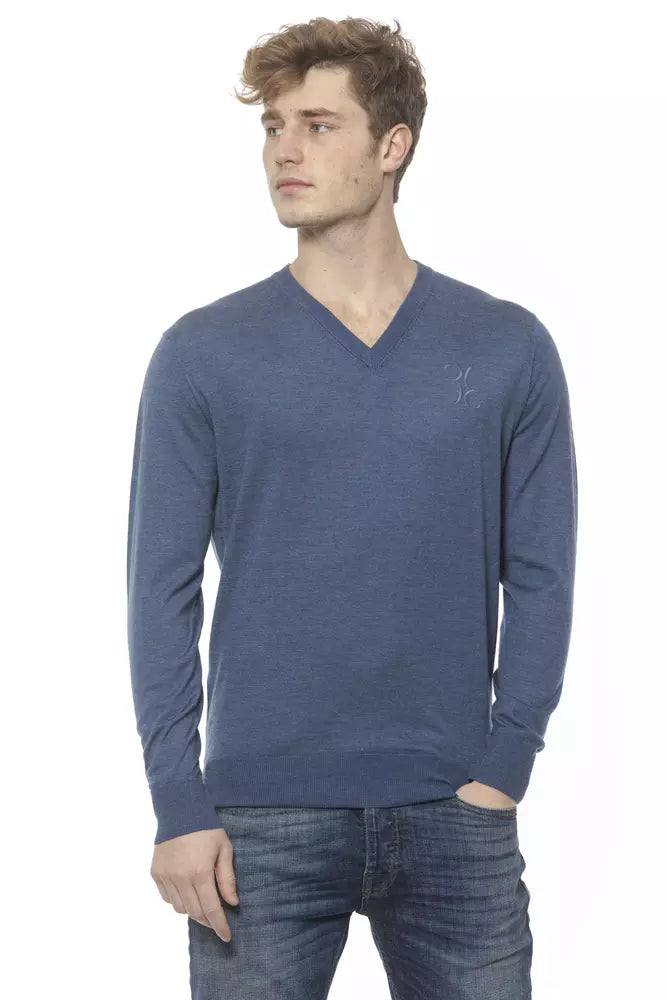 Blauer Kaschmirpullover von Billionaire Italian Couture