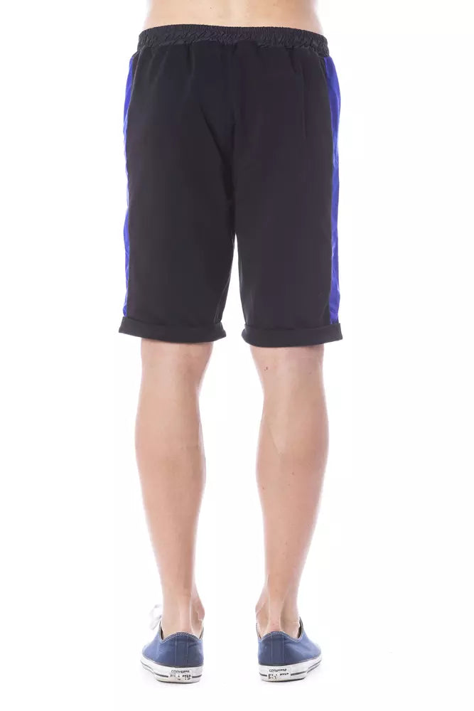 Verri Sleek Summer Black Shorts para sa Mga Lalaki