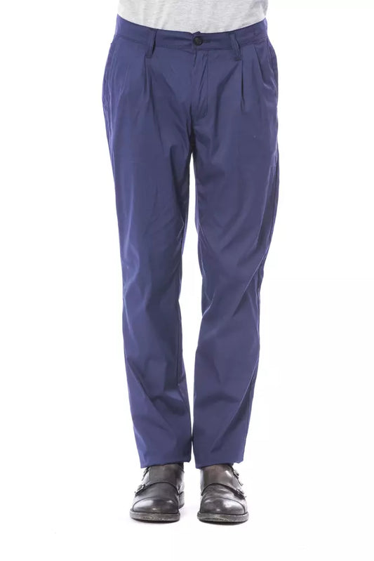 Verri Slim Fit Chinohose in elegantem Blau