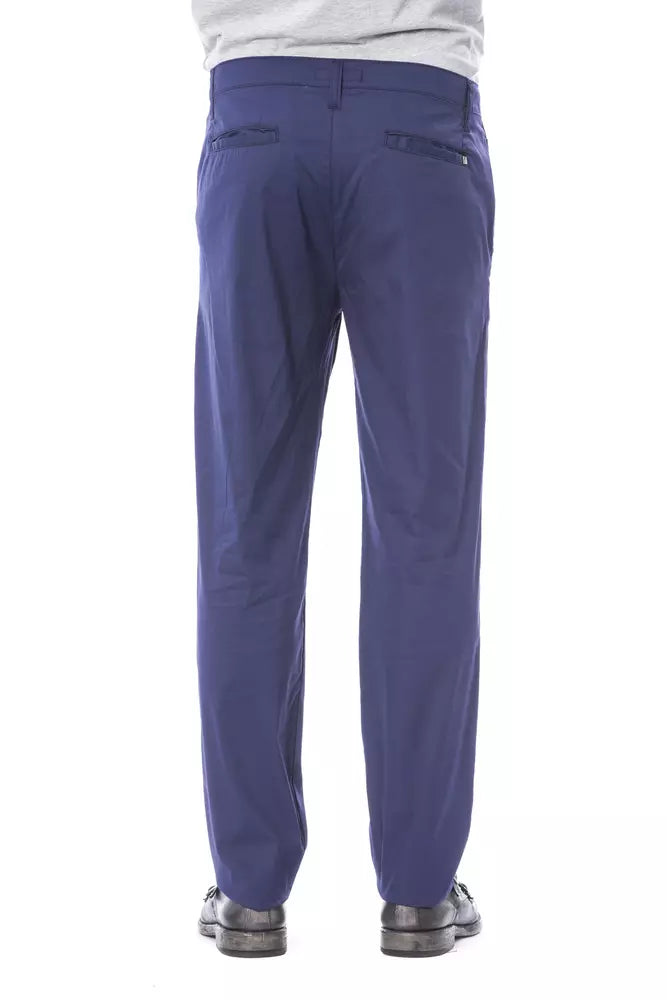 Verri Slim Fit Chinohose in elegantem Blau