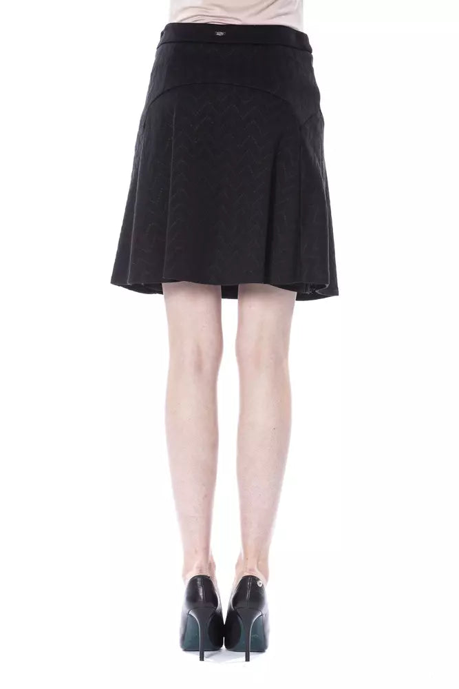 BYBLOS Black Polyester Women Skirt