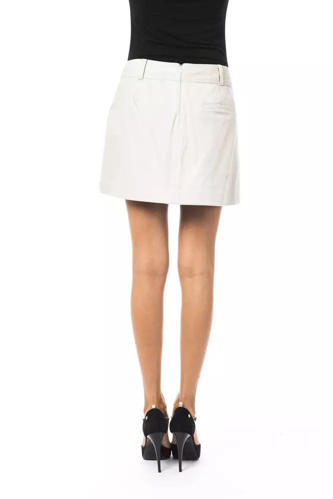 BYBLOS Chic Grey Tulip Short Skirt