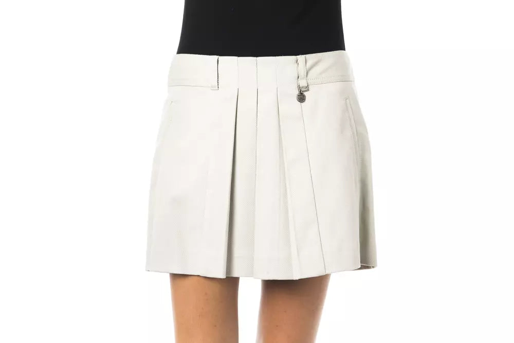 BYBLOS Chic Grey Tulip Short Skirt