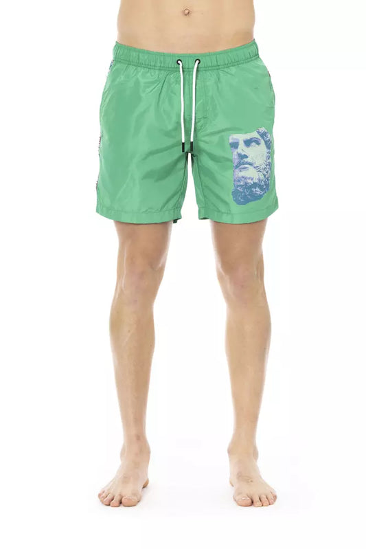 Bikkembergs Badeshorts mit Degradé-Print und Taschen