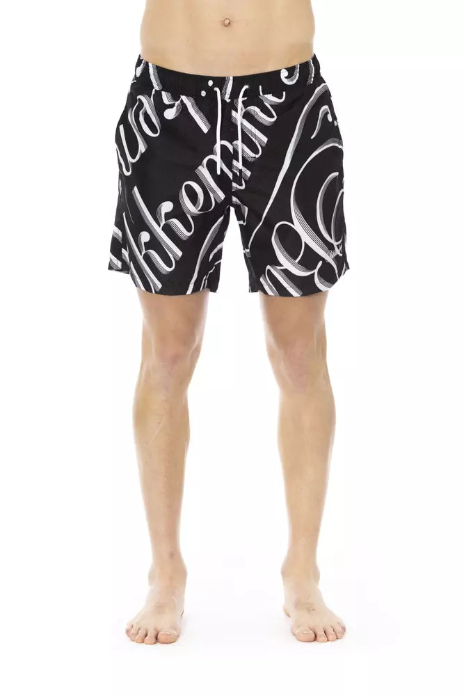 Bikkembergs elegante Badeshorts mit Allover-Print