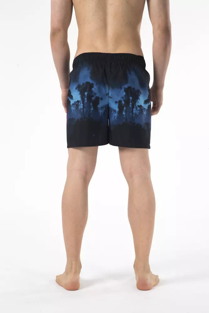 Just Cavalli Chic Badeshorts mit aufgesticktem Logo