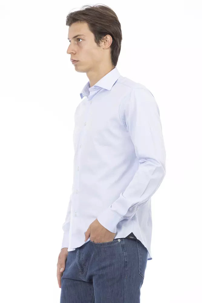 Baldinini Trend Sleek Slim Fit Hemd aus italienischer Baumwolle