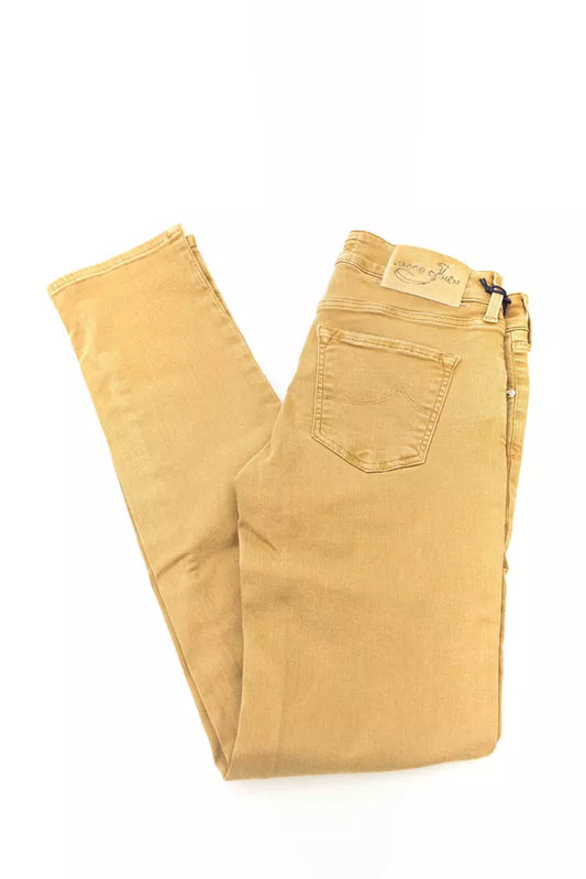 Jacob Cohen Vintage Chic Beige 5-Pocket-Designer-Jeans