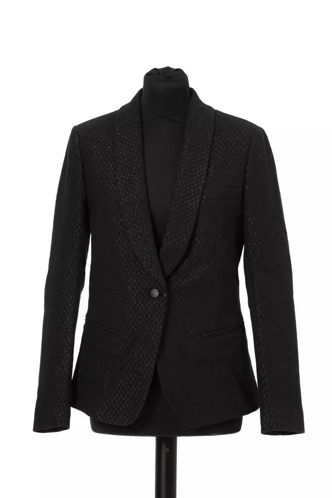 Jacob Cohen Elegant Slim Cut Lurex Detalyadong Jacket