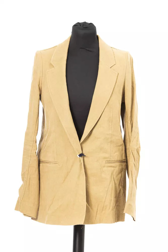 Jacob Cohen Beige Cotton Women Blazer