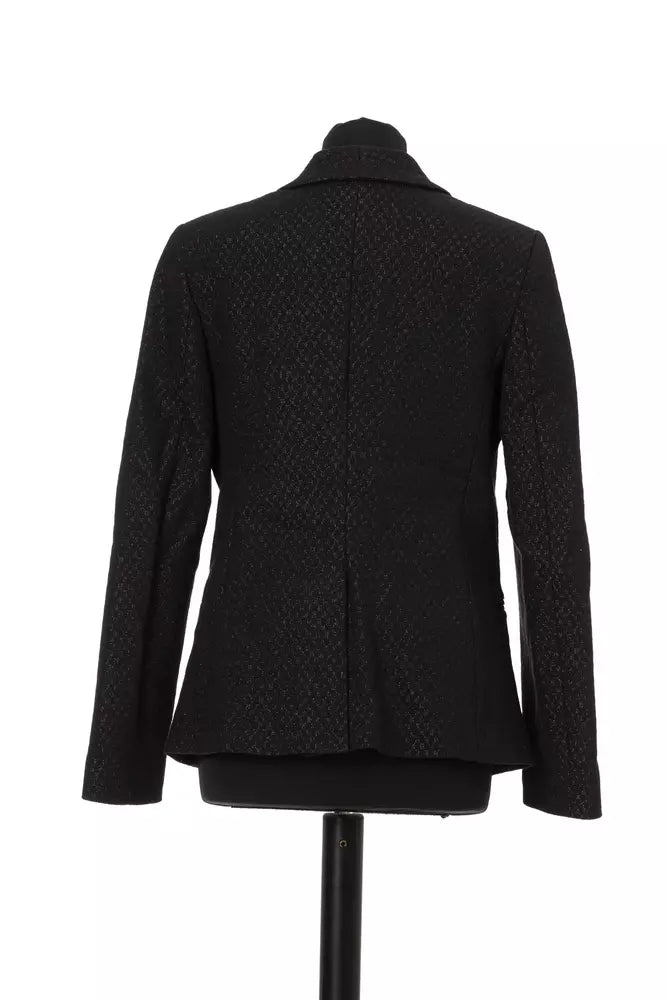 Jacob Cohen Elegant Slim Cut Lurex Detalyadong Jacket