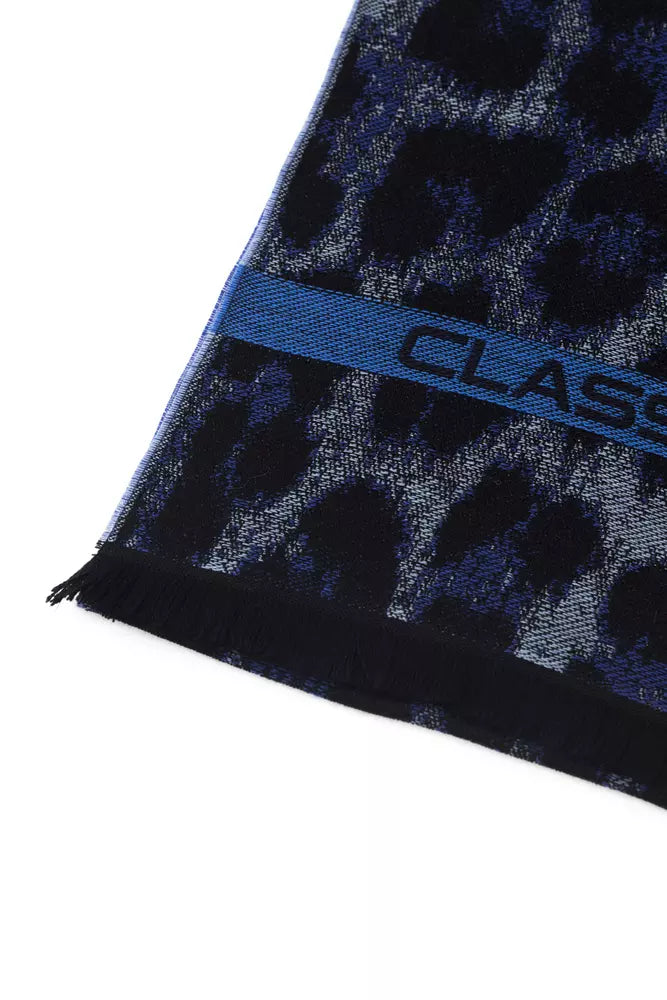 Cavalli Class Eleganter Schal mit Animalier-Fantasie-Logo