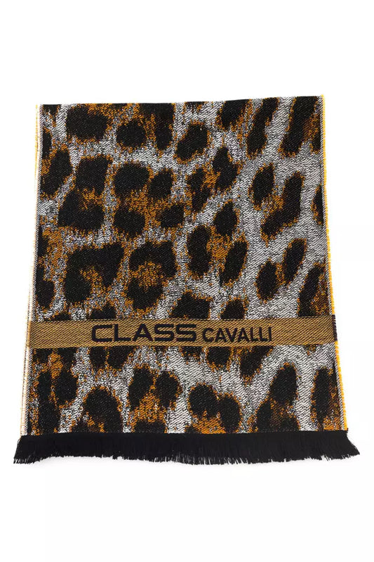 Cavalli Class Eleganter Animalier-Fantasie-Schal