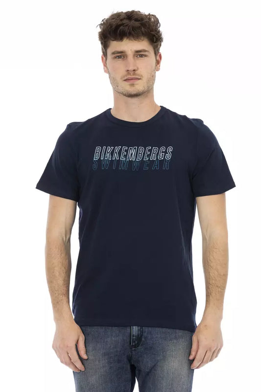 Bikkembergs Army T-Shirt mit Frontprint und Logo auf der Rückseite