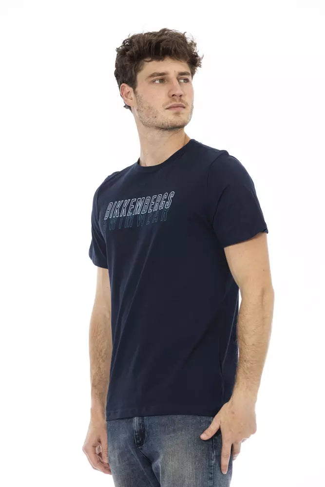 Bikkembergs Army T-Shirt mit Frontprint und Logo auf der Rückseite