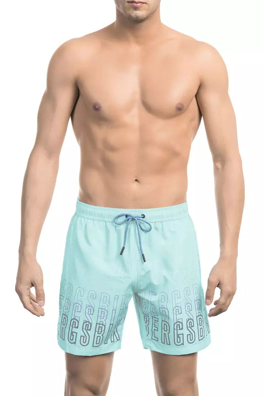 Bikkembergs elegante Degradé-Badeshorts mit Taschen