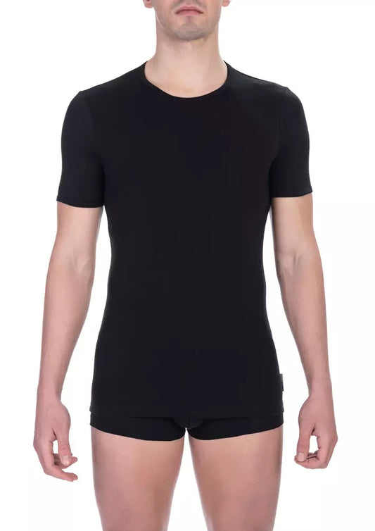 Bikkembergs elegante Bi-Pack-T-Shirts mit Rundhalsausschnitt