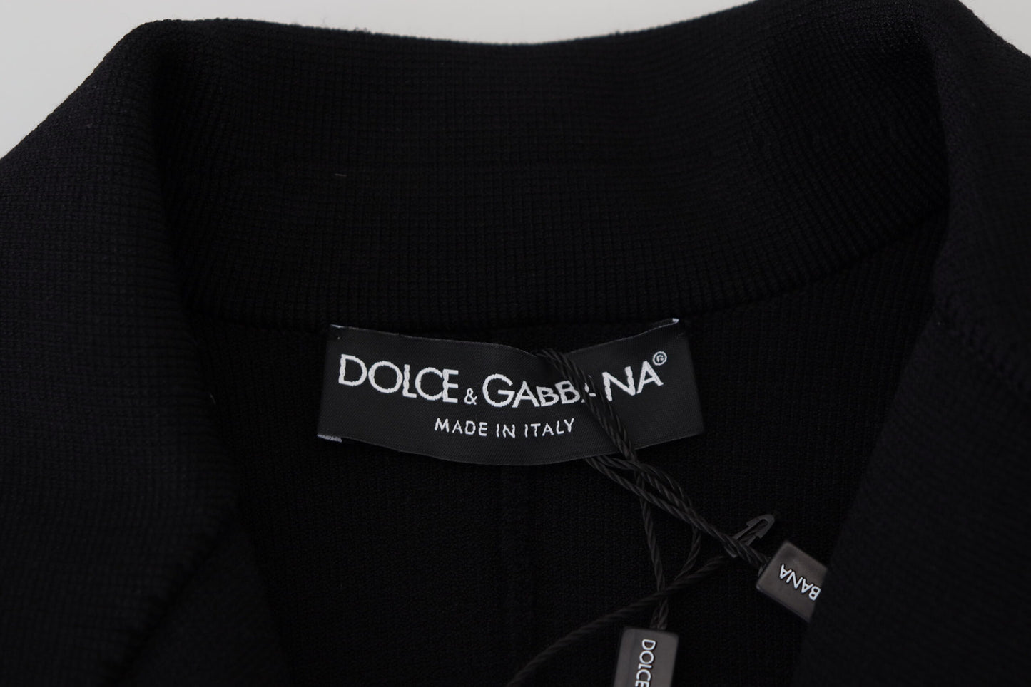 Dolce &amp; Gabbana Schwarzer Cardigan-Blazer mit Knöpfen aus Viskose