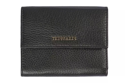 Trussardi Elegante Damenbrieftasche aus geprägtem Leder