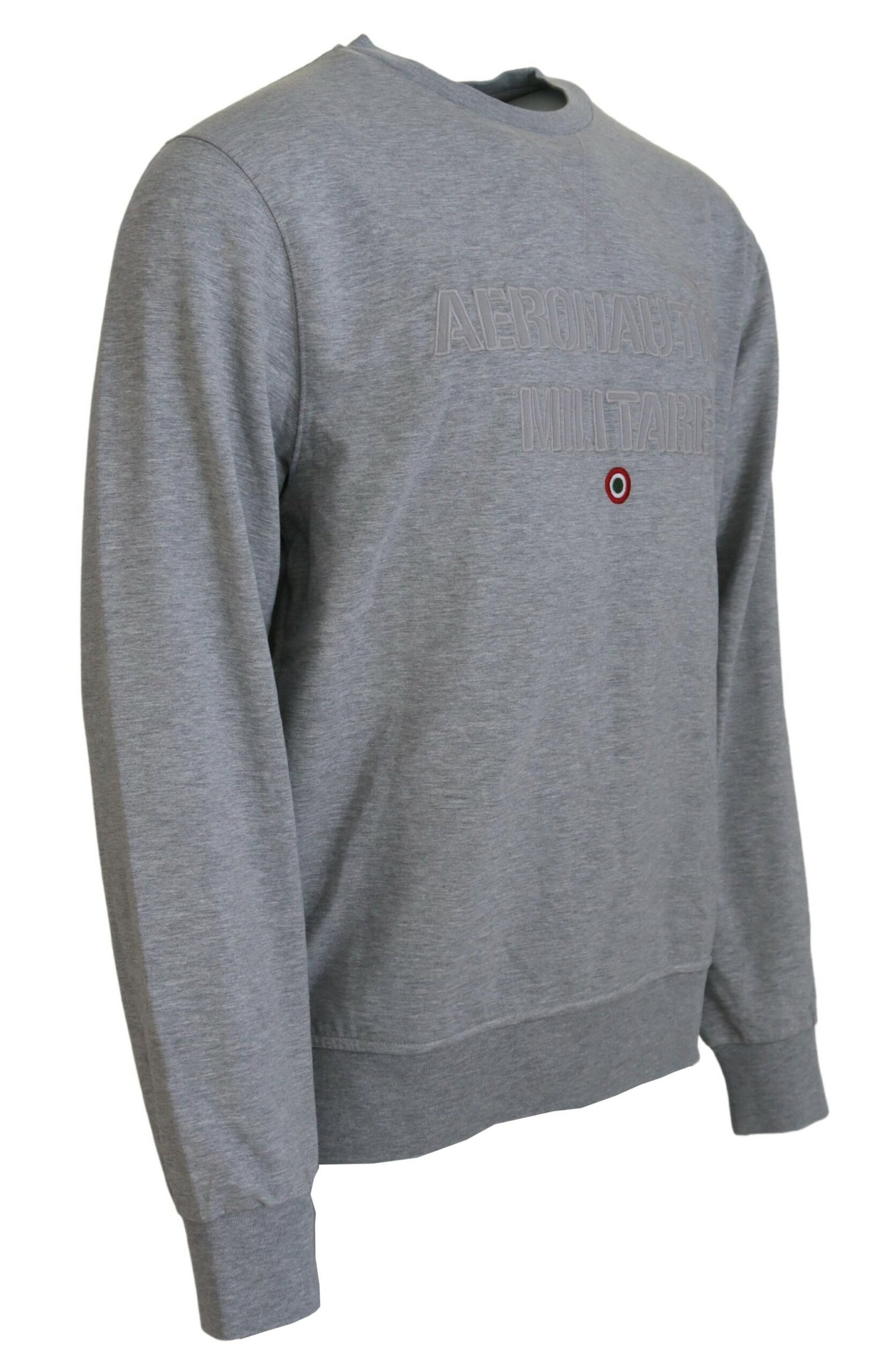 Aeronautica Militare Grey Men Pullover Sweatshirt Sweater