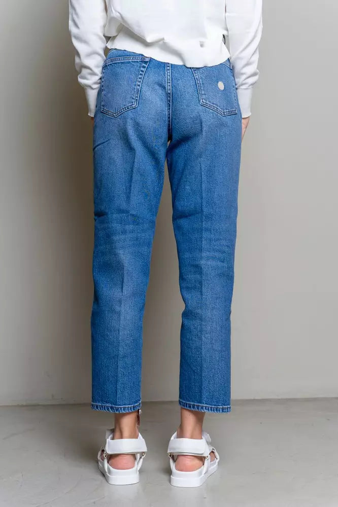 Don The Fuller Blue Cotton Jeans at Pant