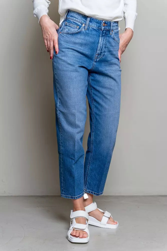 Don The Fuller Blue Cotton Jeans at Pant