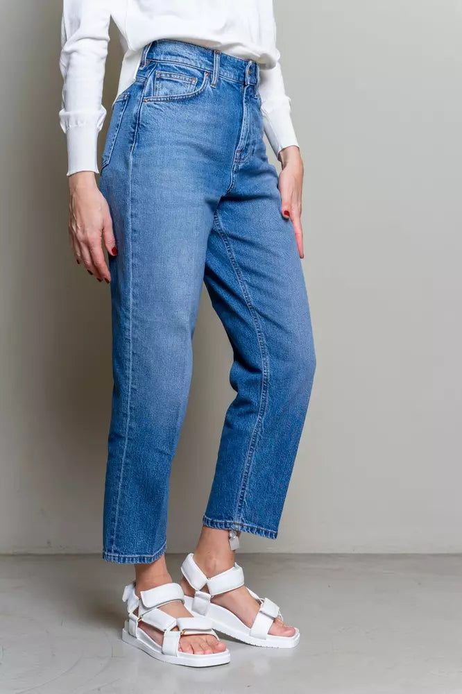 Don The Fuller Blue Cotton Jeans at Pant