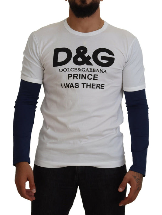 Dolce &amp; Gabbana Weißer DG Prince Pullover mit Rundhalsausschnitt