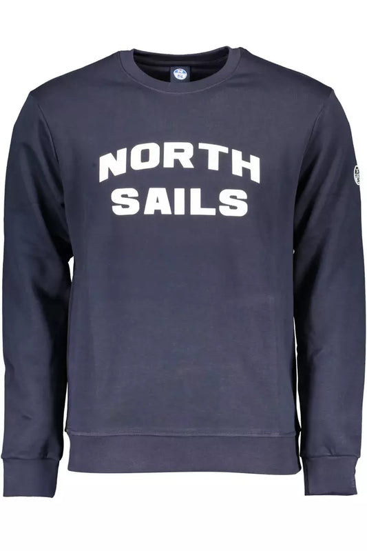 North Sails Blue Long-Sleeved Printed Sweatshirt