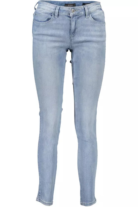 Guess Jeans Light Blue Cotton Women Jeans