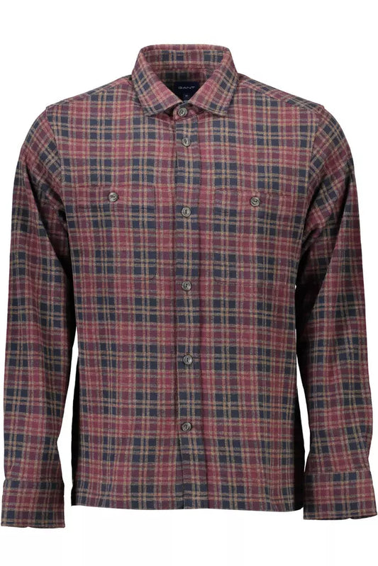 Gant Brown Cotton Men Shirt