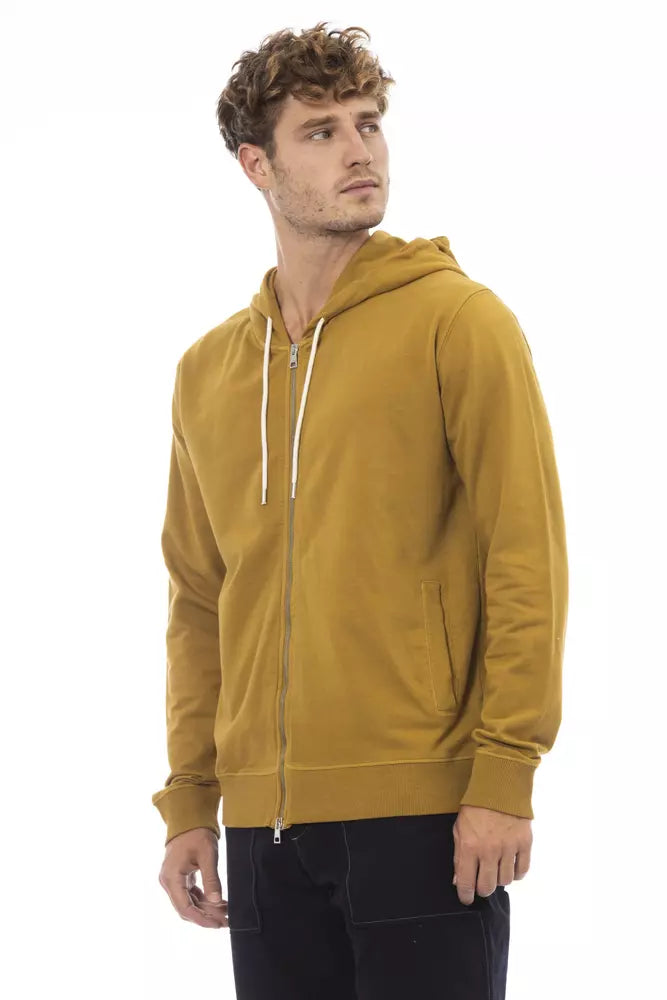 Alpha Studio Elegantes Kapuzen-Sweatshirt mit Reißverschluss