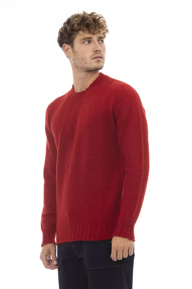 Alpha Studio Crimson Wollpullover mit Rundhalsausschnitt – Gemütliche Eleganz