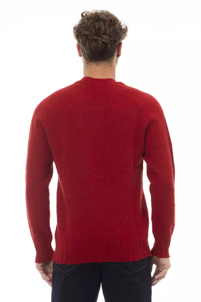 Alpha Studio Crimson Wollpullover mit Rundhalsausschnitt – Gemütliche Eleganz