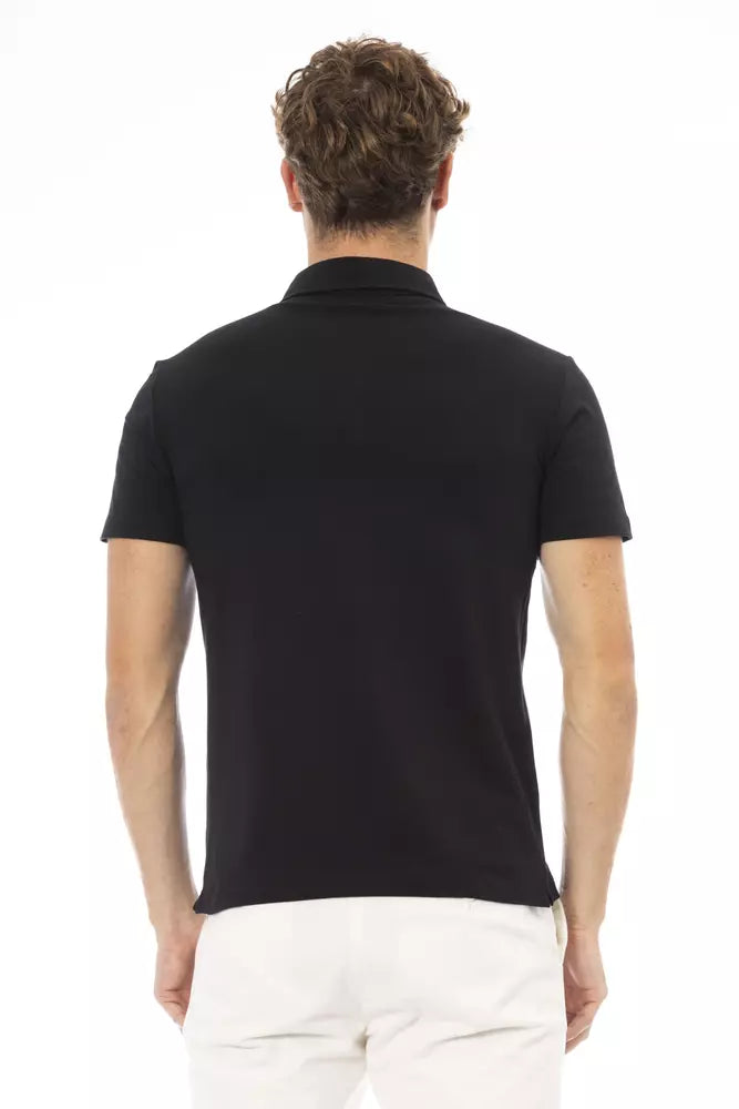 Baldinini Trend Baumwoll-Poloshirt mit aufgesticktem Logo