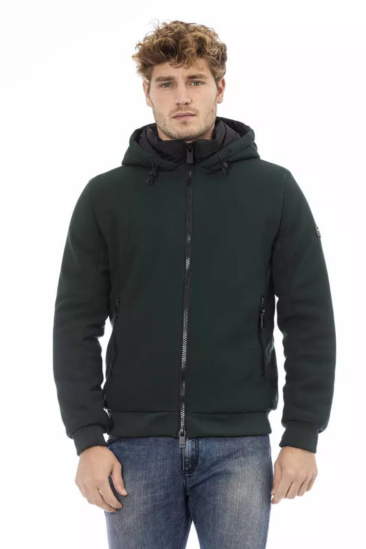 Baldinini Trend zweireihige Monogramm-Reißverschlussjacke