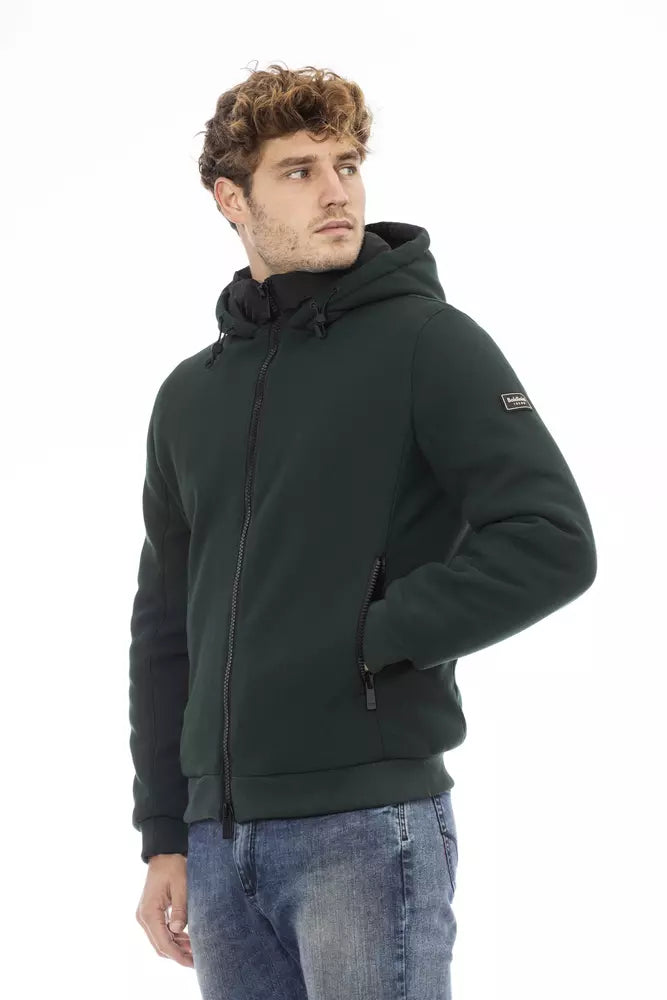 Baldinini Trend zweireihige Monogramm-Reißverschlussjacke