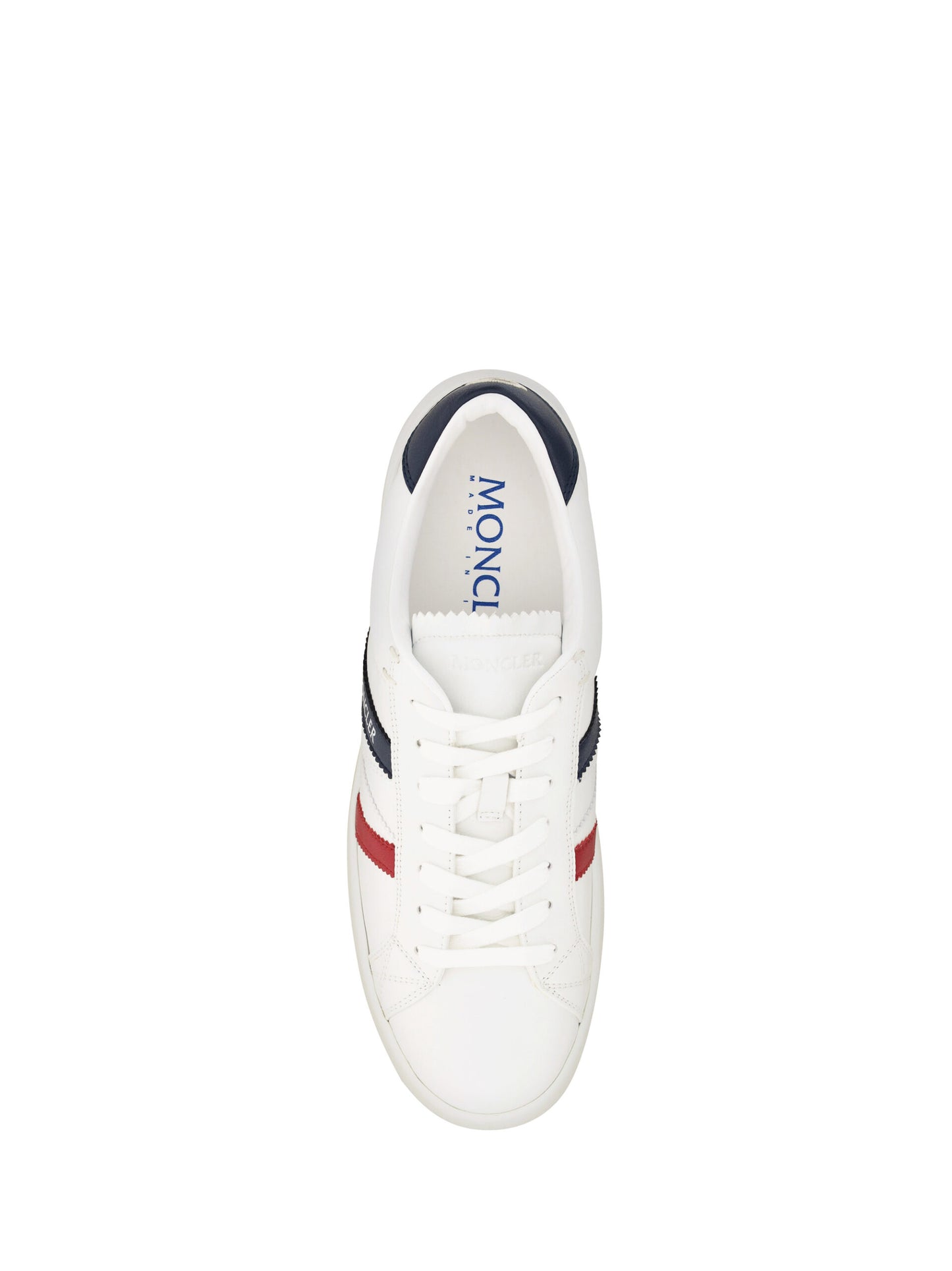 Moncler Weiße Monaco M Low-Top-Sneaker