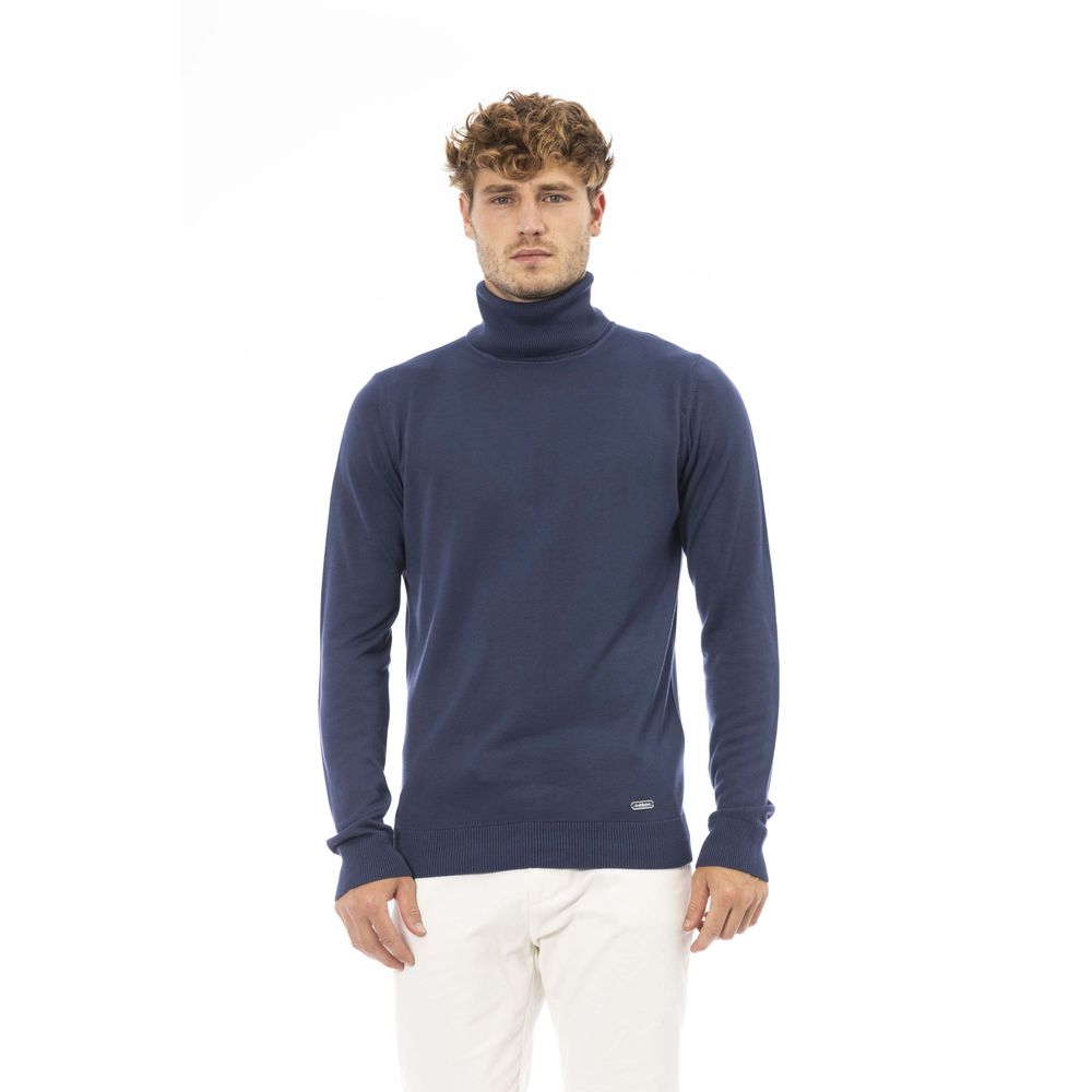 Baldinini Trend Baldinini Trend Blauer Rollkragenpullover