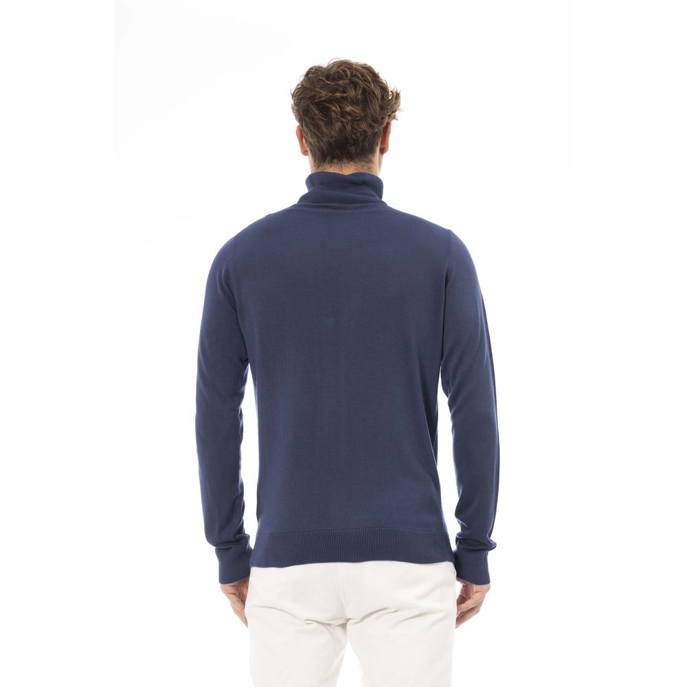 Baldinini Trend Baldinini Trend Blauer Rollkragenpullover