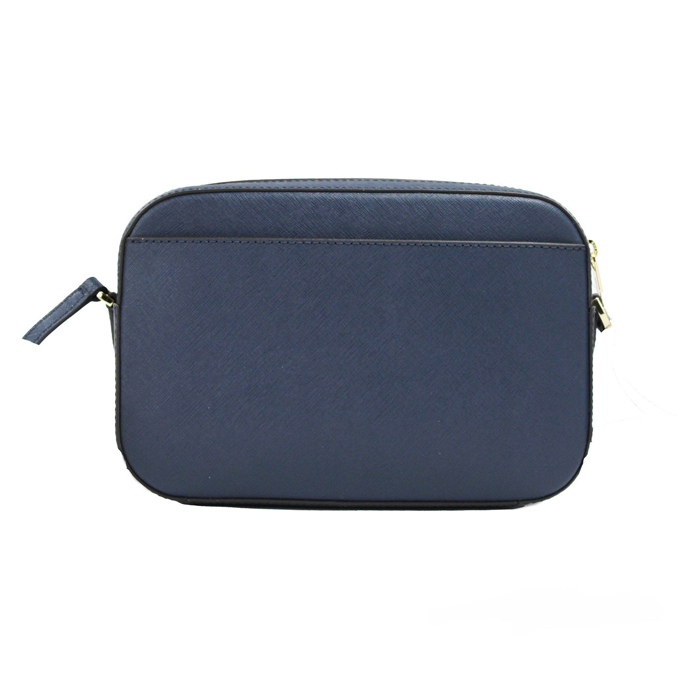 Michael Kors Jet Set Große East West Navy Leder-Umhängetasche mit Reißverschluss und Kette